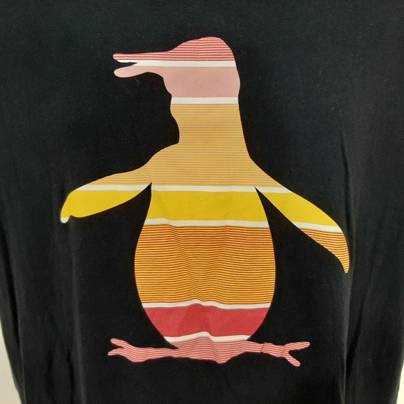 Penguin By Munsingwear Men's T-shirt Size XL Navy Blue - Picture 2 of 4